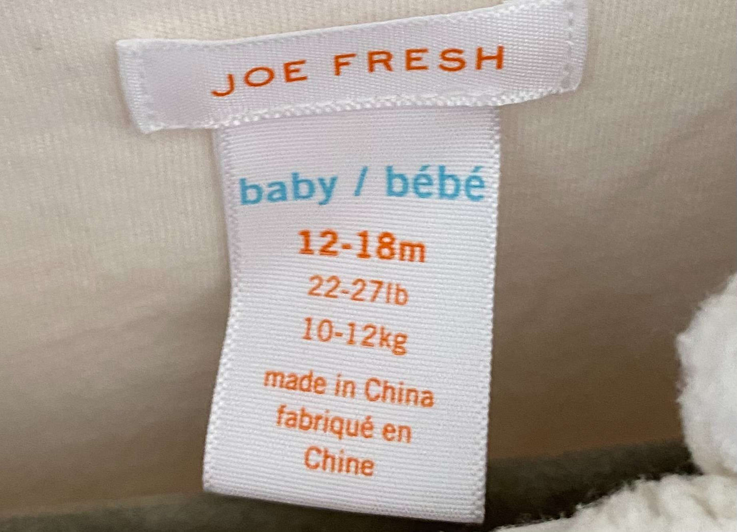 Joe Fresh sherpa jacket 12-18mths, Kids 18 Month (12-18M)