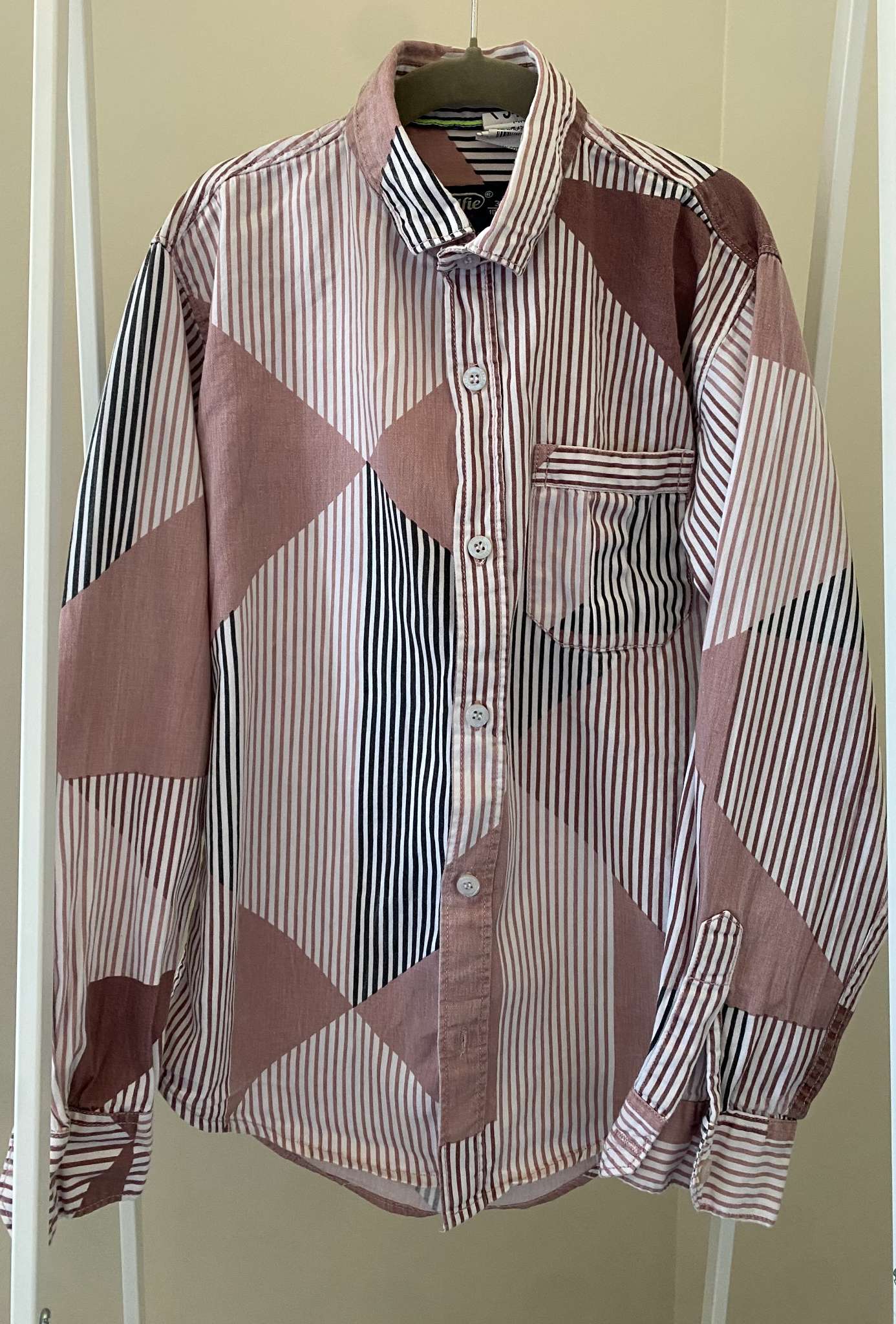 Boys Button Down Shirt Sz 10-11, Kids 10