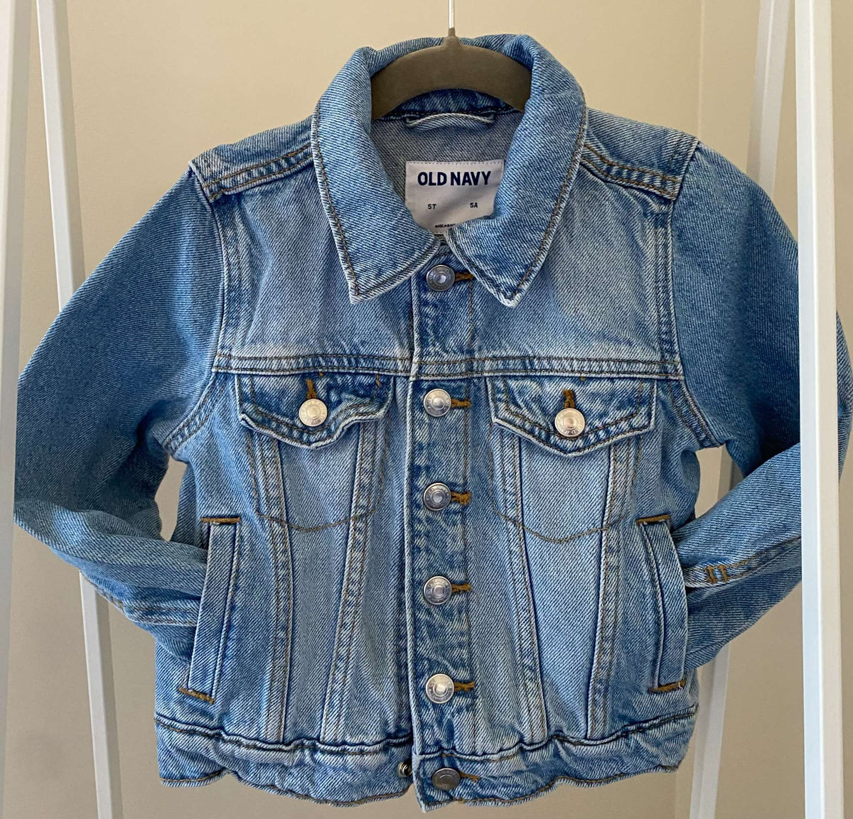 Old Navy Snap Closure Jean Jacket Sz 5T, Kids 5/5T
