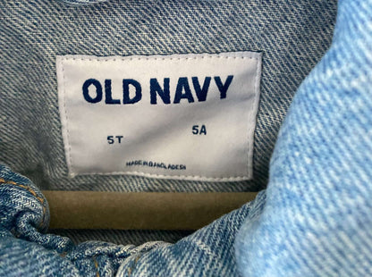 Old Navy Snap Closure Jean Jacket Sz 5T, Kids 5/5T
