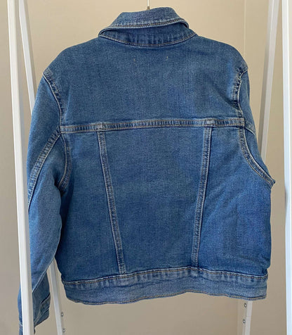 Old Navy kids' denim trucker jacket Sz SM/6-7 (MSRP $50), Kids 6/6X