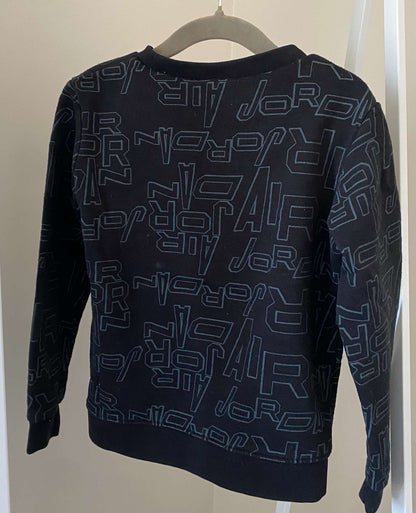 Air Jordan Take Flight Black and Gold Crewneck Sweatshirt Sz 4T, Kids 4/4T