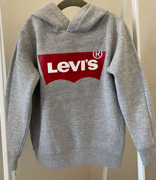 Levi's Kids' Batwing Graphic Fleece Pullover Hoodie Sz S/8-10, Kids 8