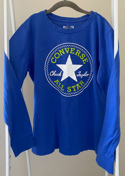 Converse Longsleeve Logo Tee Sm M/10-12, Kids 10