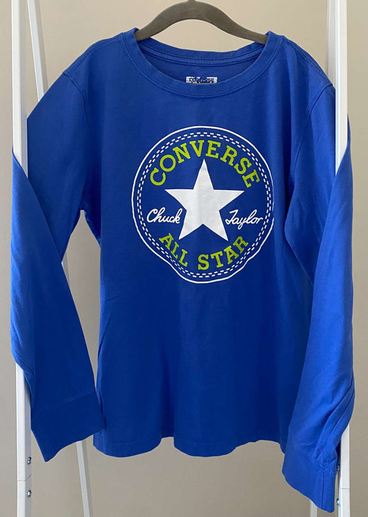 Converse Longsleeve Logo Tee Sm M/10-12, Kids 10