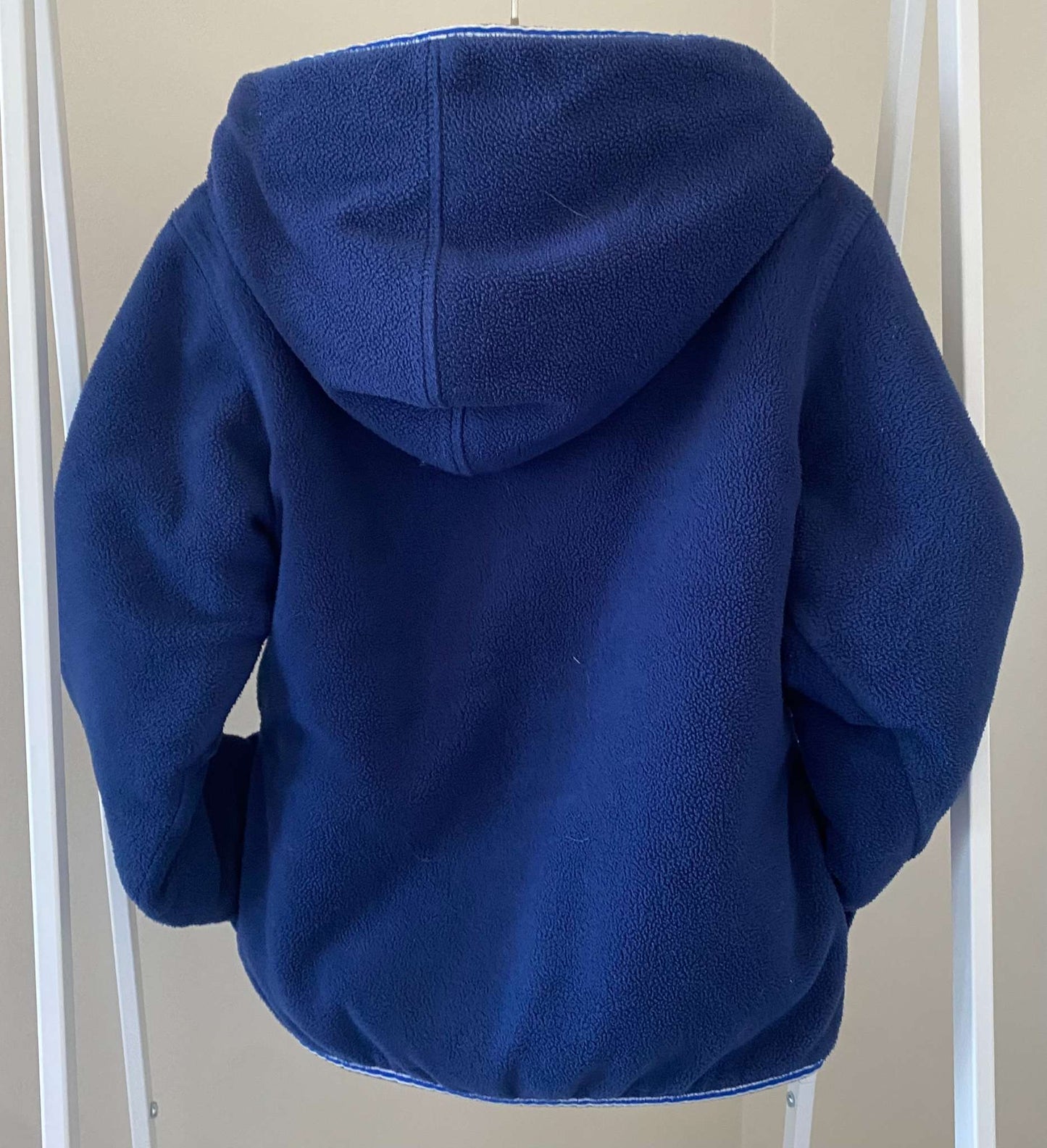 Mini Boden Reversible Shaggy/Borg Fleece Hoodie Sz 4-5, Kids 4/4T