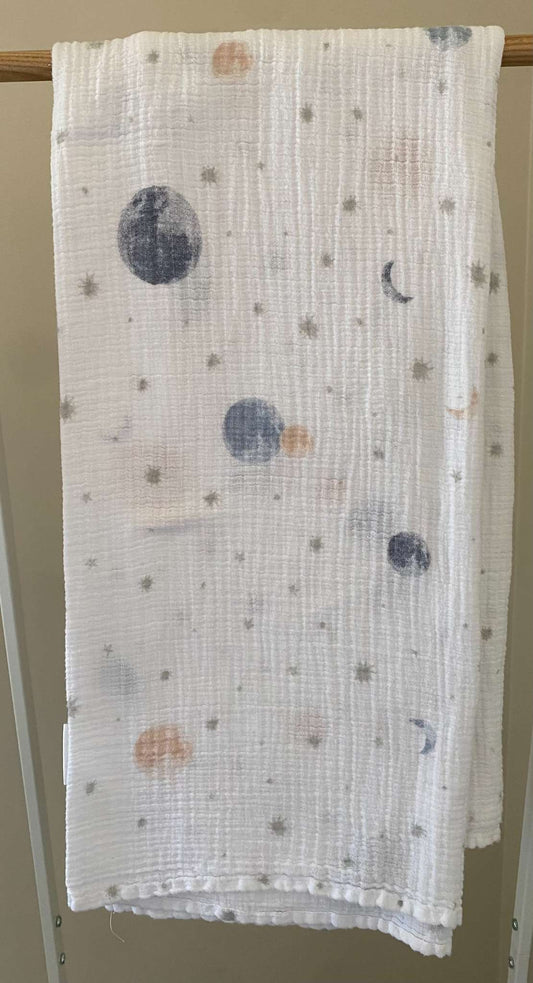 Celestrial Cotton Muslin Swaddle Blanket