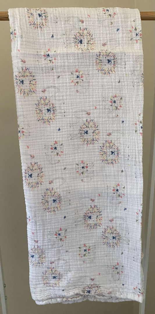 Lion Cotton Muslin Swaddle Blanket