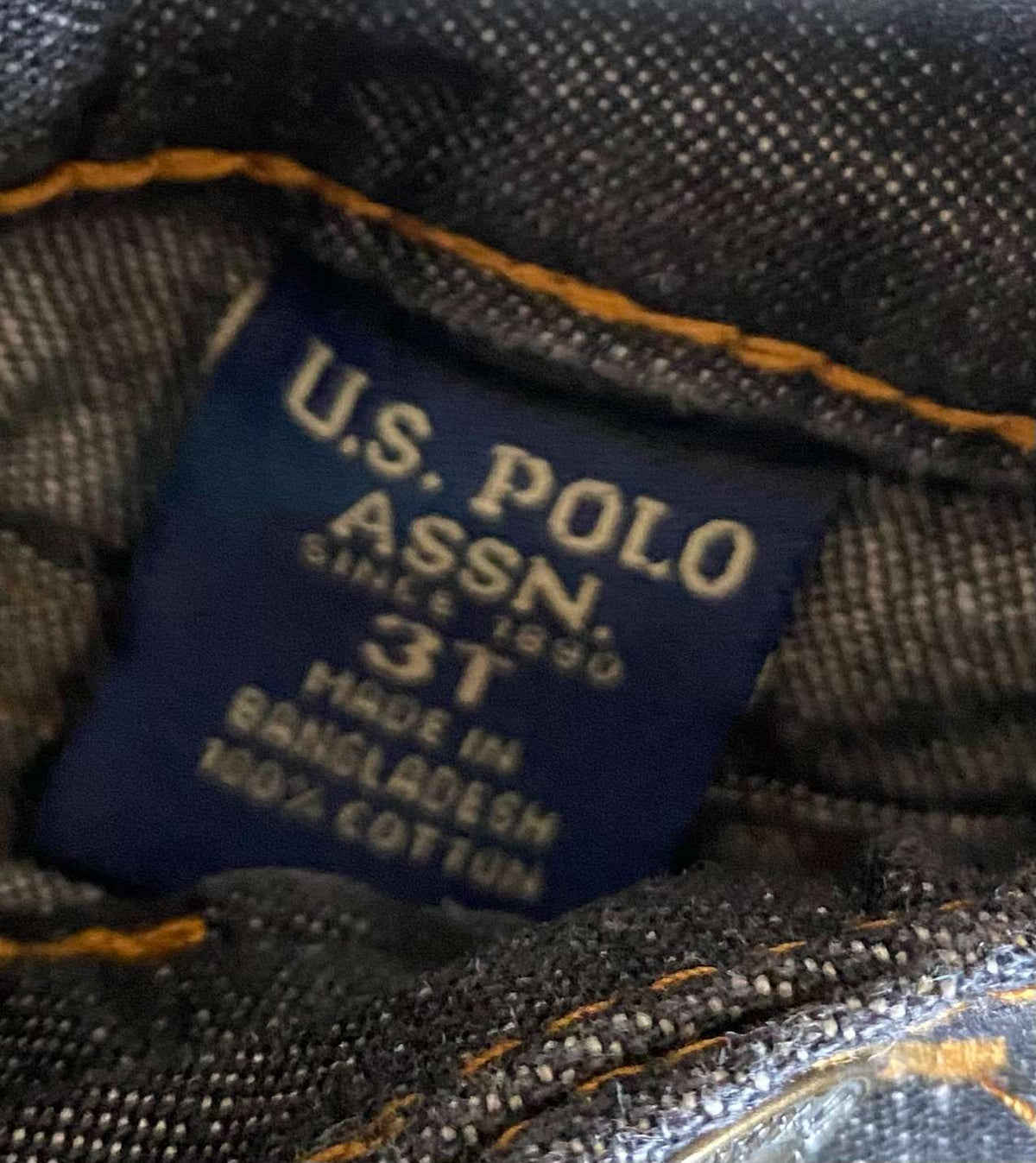 U.S. Polo Assn. Straight-Leg Denim Jeans Sz 3T, Kids 3T