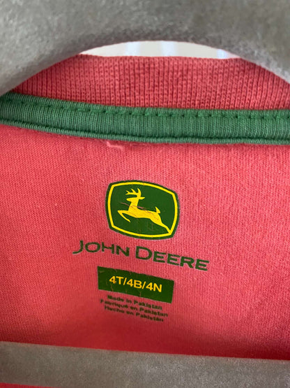 John Deere Toddler Bold Tractor T-Shirt Sz 4T
