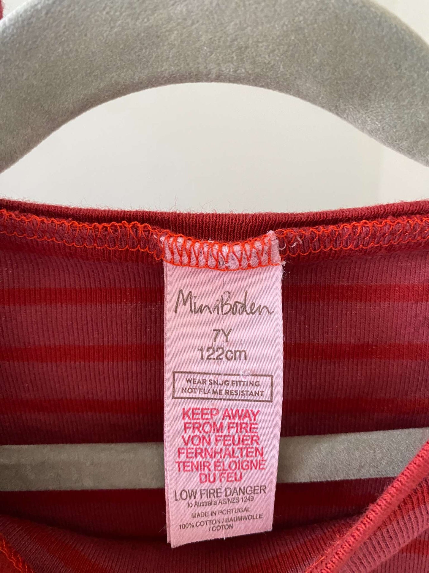 Mini Boden Pajamas in Red 7Y, Kids 7