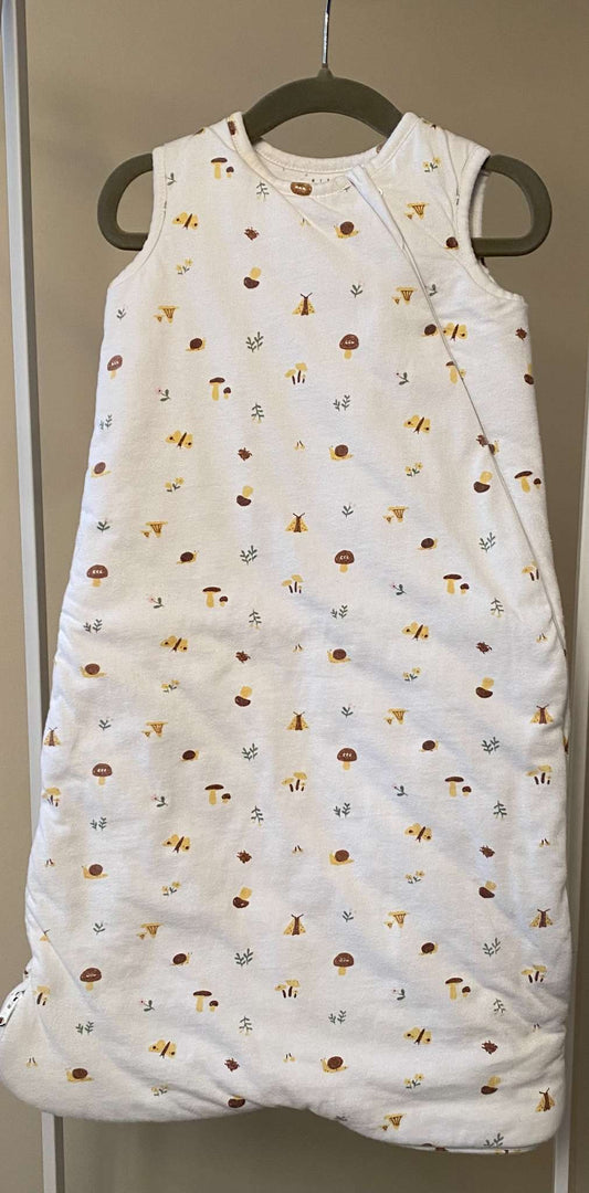 Rise Little Earthling 6-12M sleep sack in woodland print, 6-12 Months (Medium)