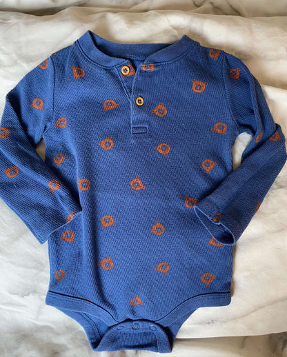 Bundle 3 Joe Fresh Waffle L/S Onesies 12-18m, Kids 18 Month (12-18M)
