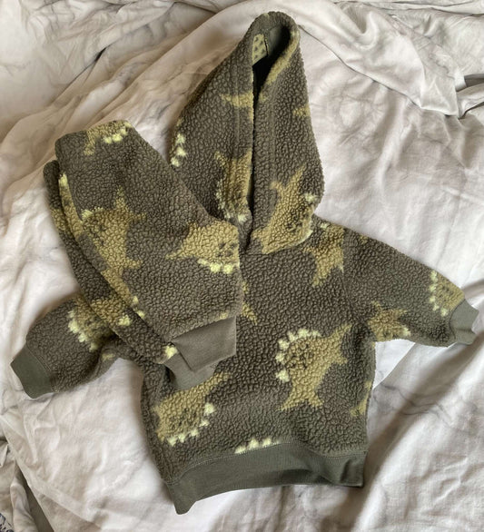 Carter's sherpa-esque dino outfit 3m, Kids 3 Month (0-3M)