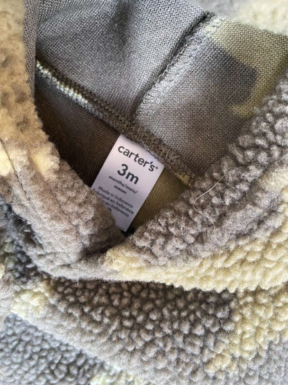 Carter's sherpa-esque dino outfit 3m, Kids 3 Month (0-3M)