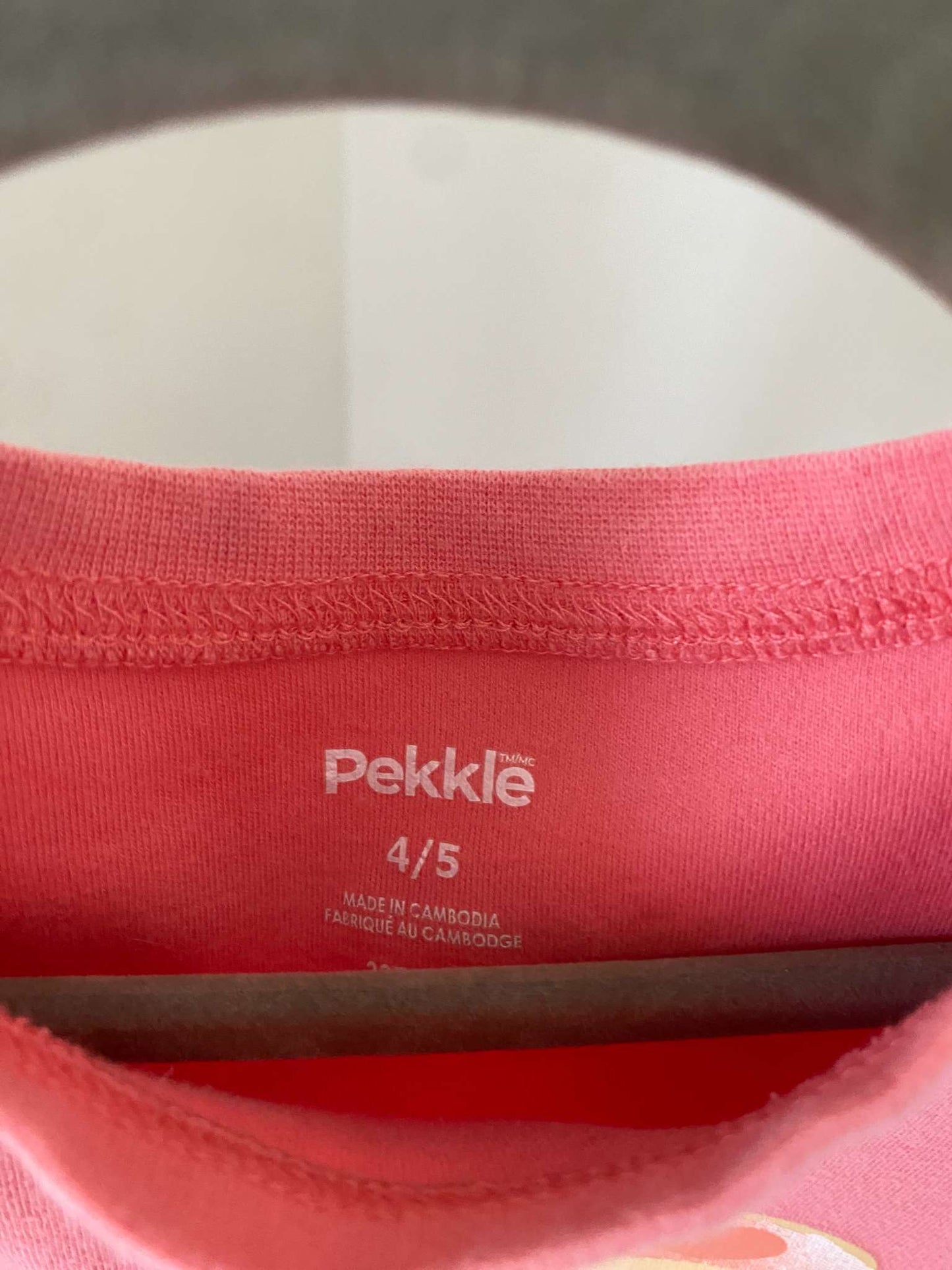 Pekkle Sushi Ha Ha 2 piece Pajama Set Sz 4/5, Kids 4/4T