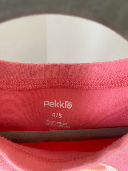 Pekkle Sushi Ha Ha 2 piece Pajama Set Sz 4/5, Kids 4/4T