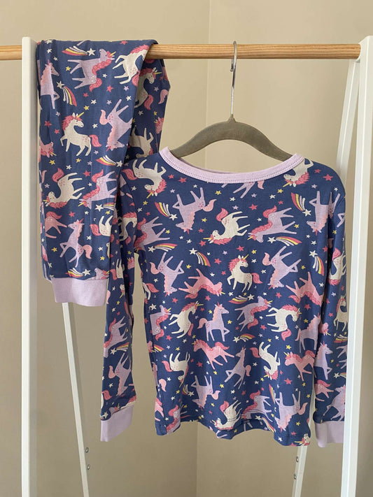 Joe Fresh Unicorn print 2-piece pajamas 5T, Kids 5/5T