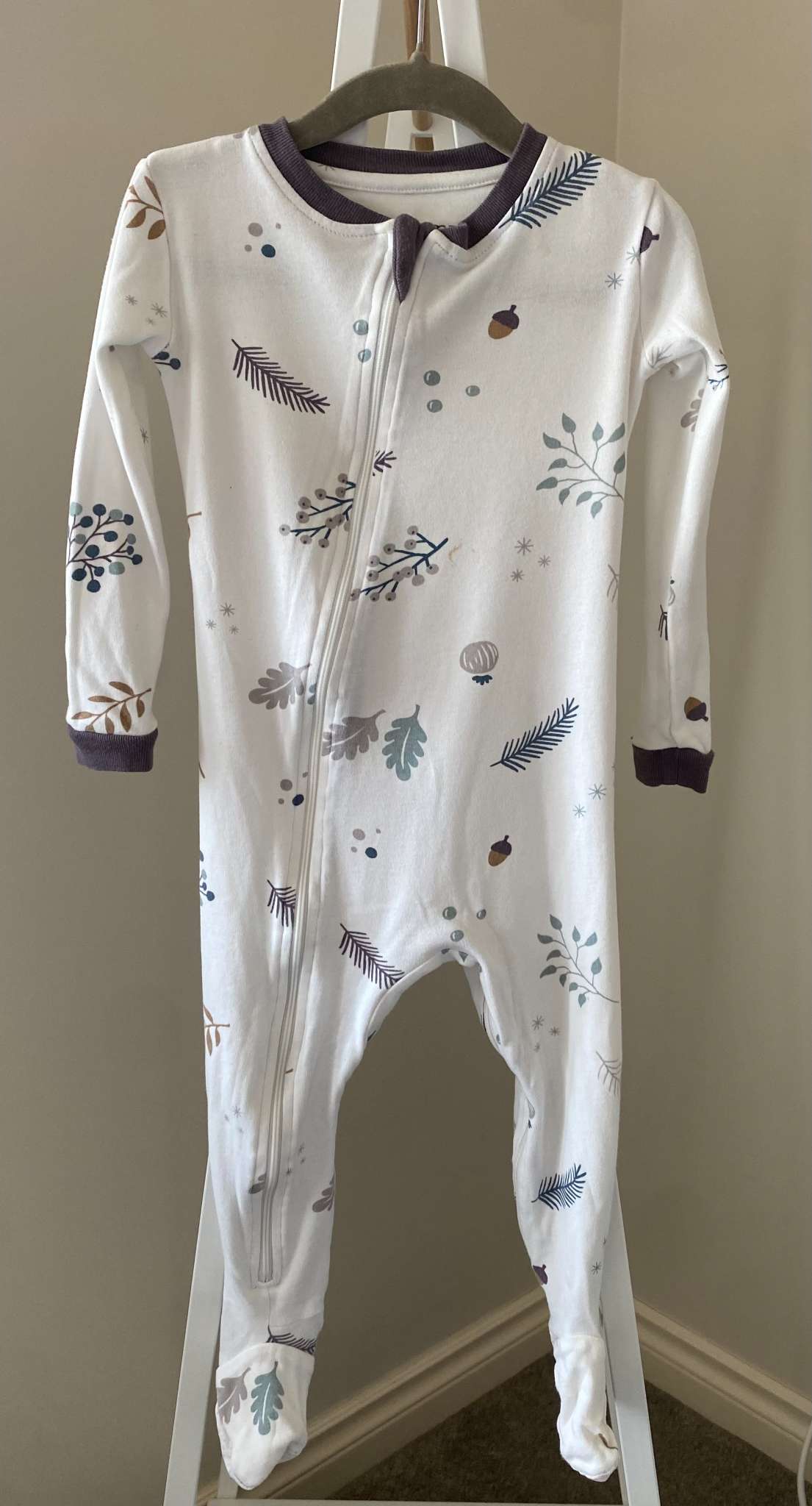 ZippyJamz Flora Borealis print 18-24m, Kids 24 Month (18-24M)