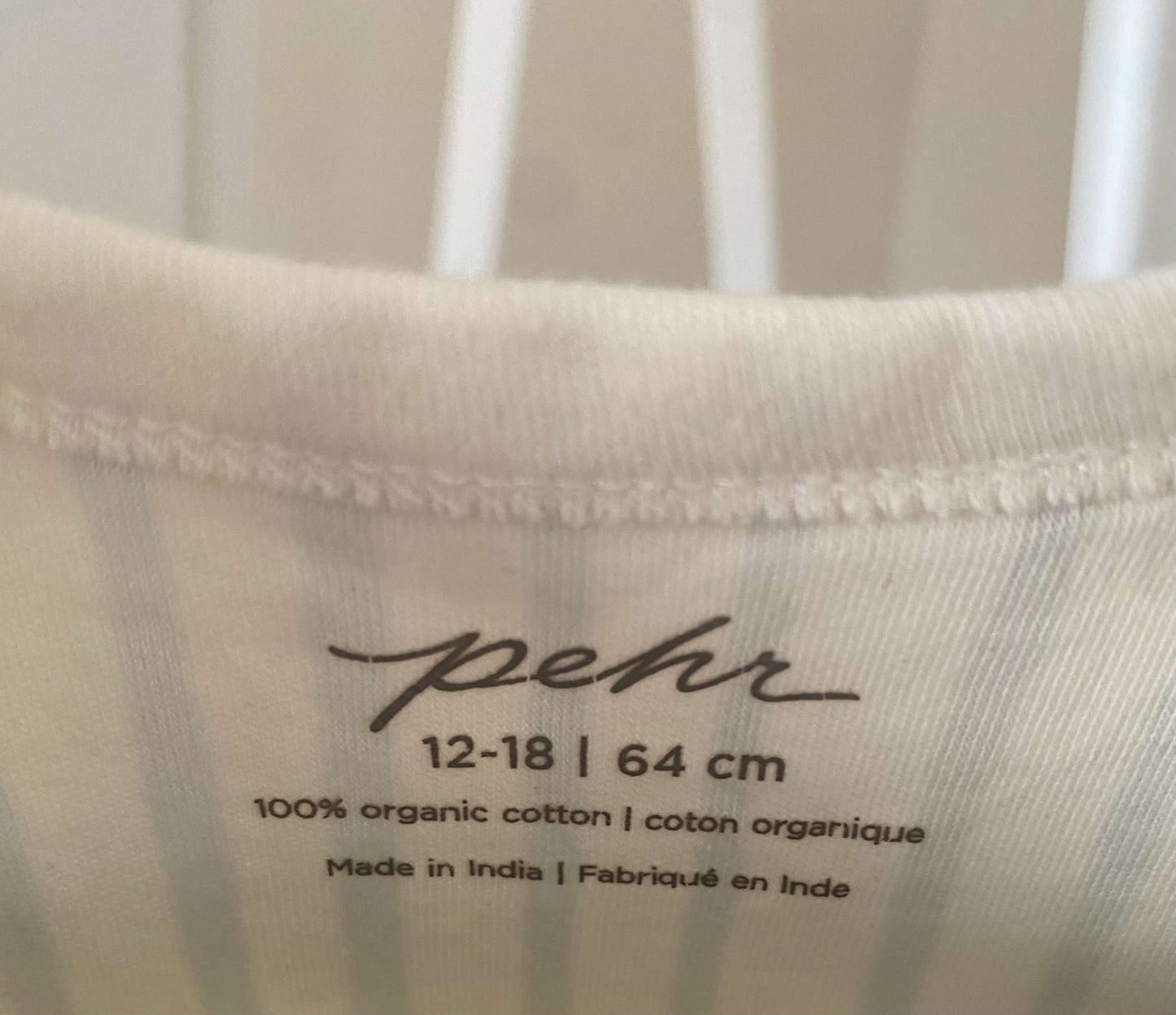 Pehr Pocket Romper in Stripes Away 12-18m (MSRP $65), Kids 18 Month (12-18M)
