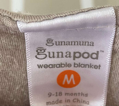 Gunamuna Gunapod Wearable Blanket/Sleep Sack in "Alphabet Soup" 2.5 TOG 9-18m (MSRP $85), 12-18 Months (Large)