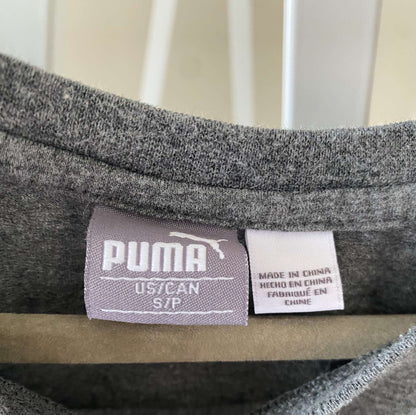 Grey Puma tee Sz S, Kids 6/6X