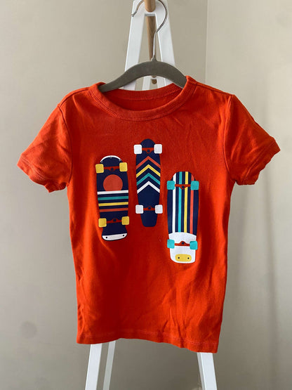 Gap Kids Orange skateboard tee Sz 8, Kids 8