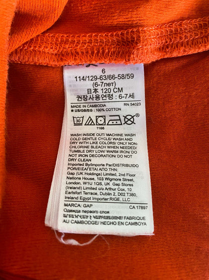 Gap Kids Orange skateboard tee Sz 8, Kids 8