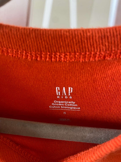 Gap Kids Orange skateboard tee Sz 8, Kids 8