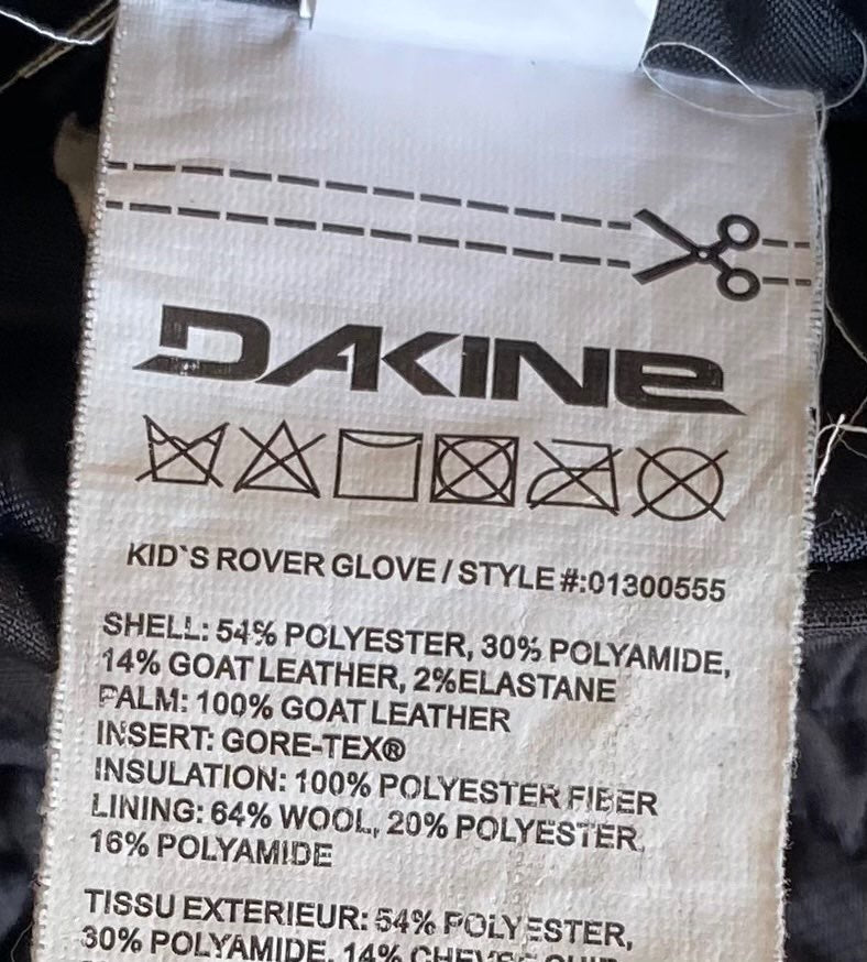 Dakine Kids Rover Gloves Sz XL/10-12 MSRP $90