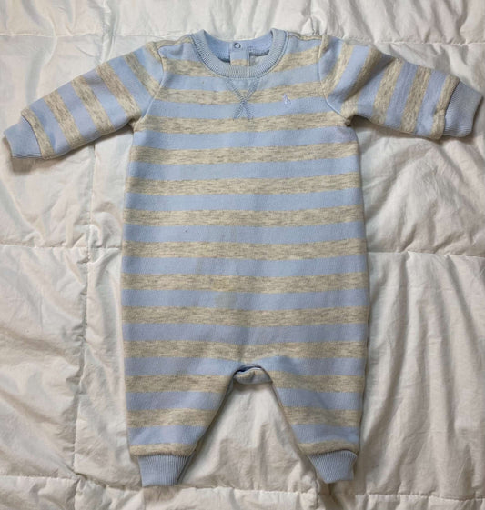Ralph Lauren baby boy striped one-piece 3M (MSRP $50), Kids 3 Month (0-3M)