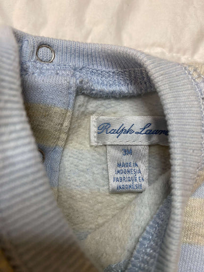 Ralph Lauren baby boy striped one-piece 3M (MSRP $50), Kids 3 Month (0-3M)