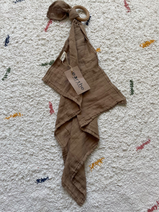Burp cloth, pacifier attachment