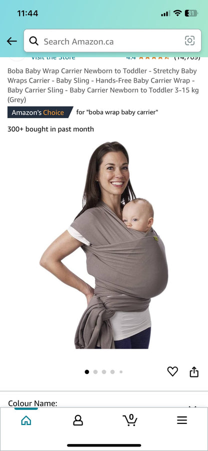 Boba Baby Wrap Carrier