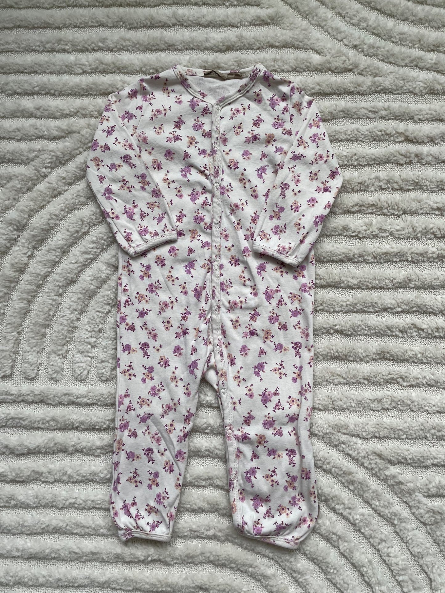 Wheat button up romper 12m, Kids 12 Month (9-12M)