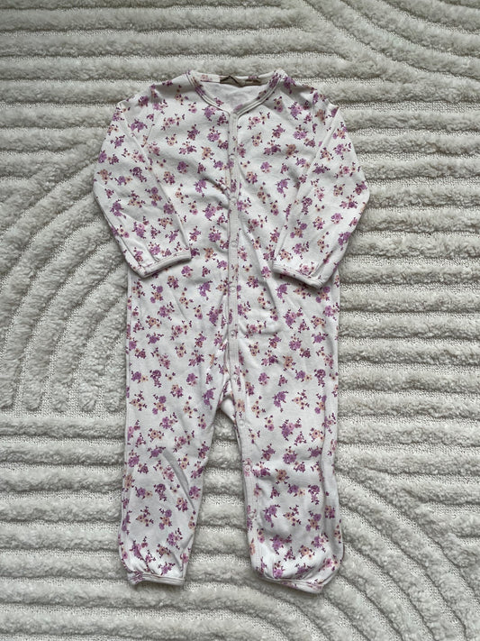 Wheat button up romper 12m, Kids 12 Month (9-12M)