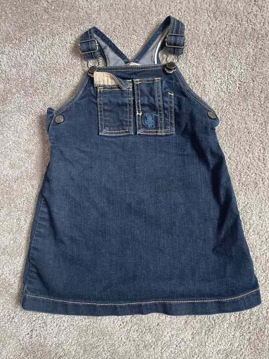 Burberry 12m Denim Overall Dress, Kids 12 Month (9-12M)
