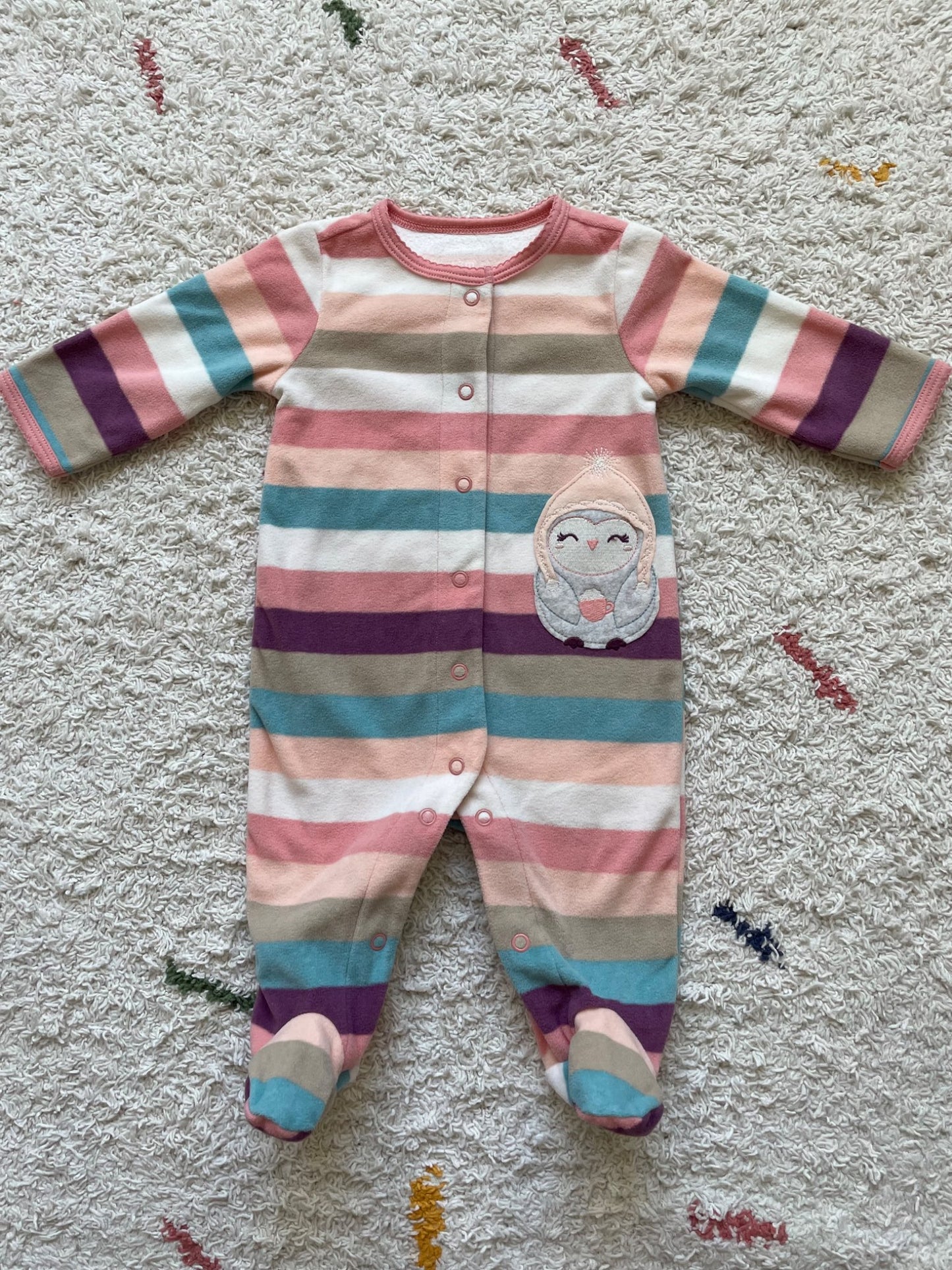Carters 3m fleece romper, Kids 3 Month (0-3M)