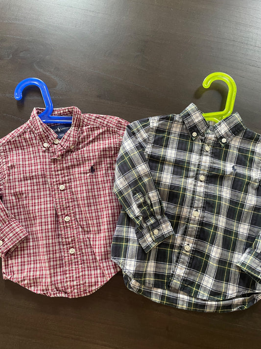 2 Ralph Lauren button up's 18m, Kids 18 Month (12-18M)
