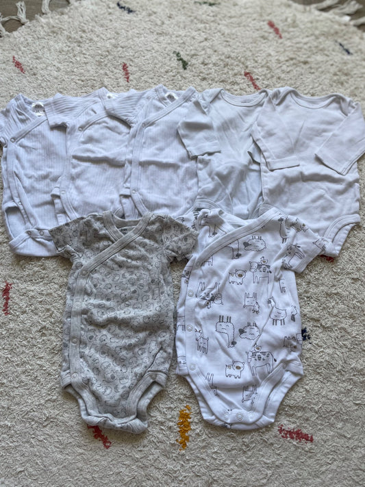 3-6m bodysuit bundle, Kids 6 Month (3-6M)