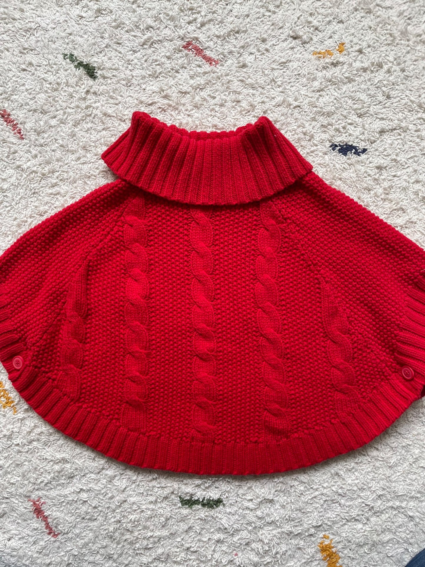 Carters 3Y knit poncho, Kids 3T