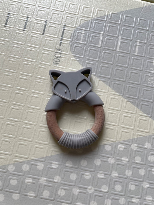Fox teething ring