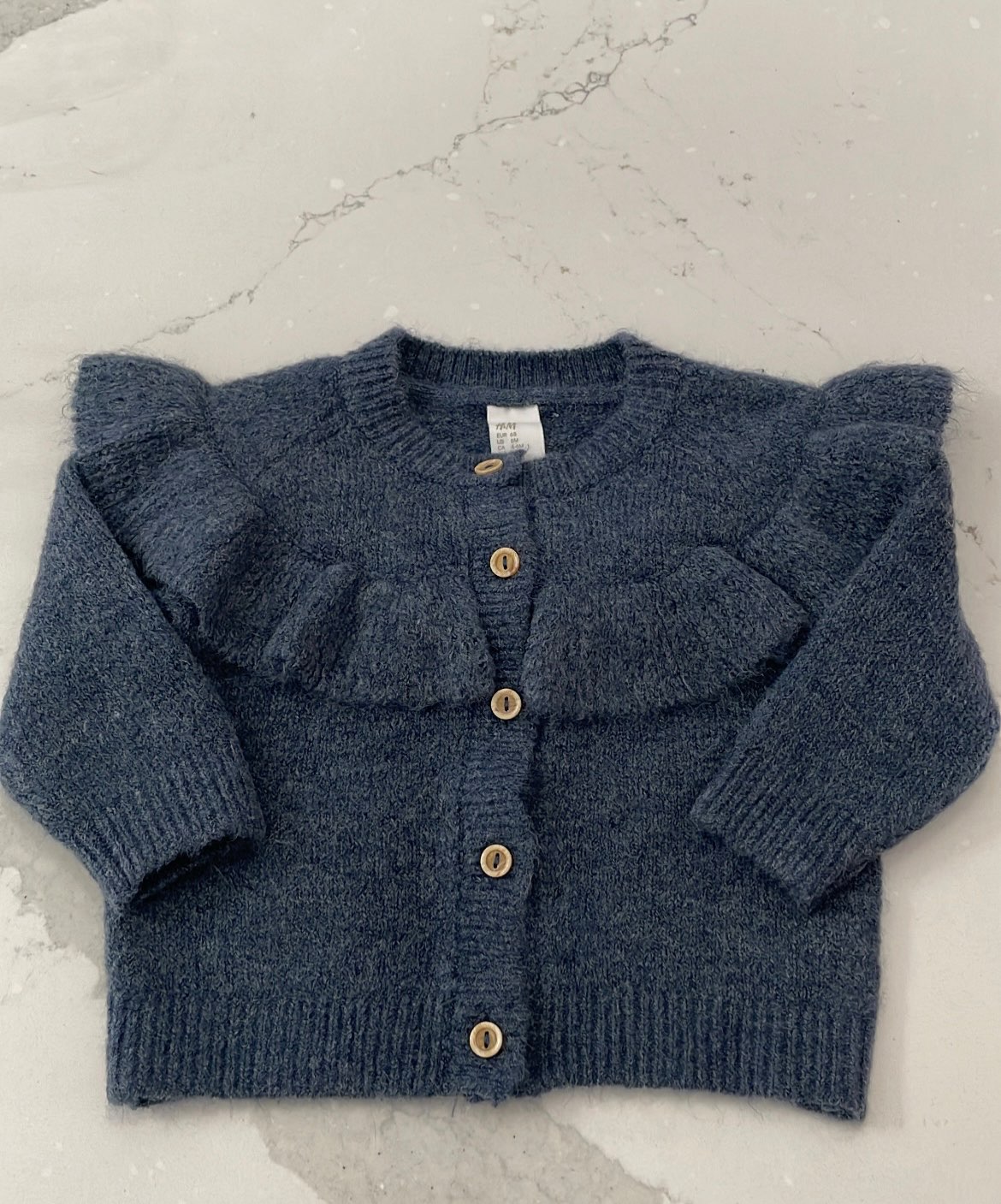 H&M 6m knit cardigan, Kids 6 Month (3-6M)