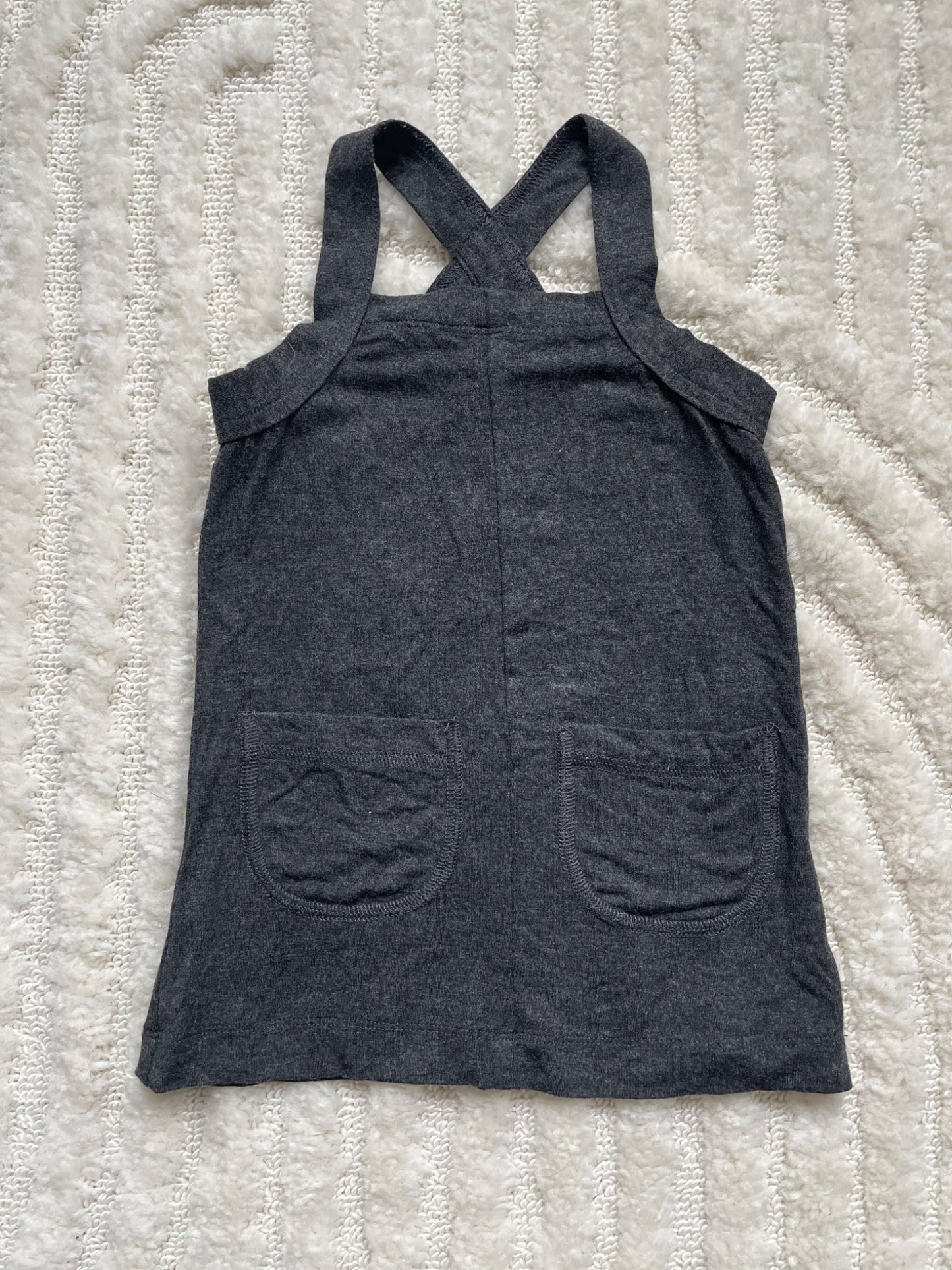 Jax + Lennon bamboo overall dress 12-18m, Kids 18 Month (12-18M)