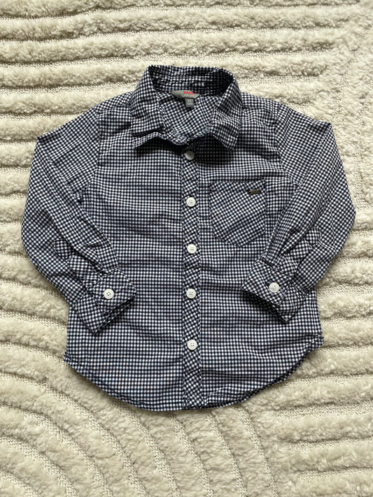 Kanz checkered button up 18m top, Kids 18 Month (12-18M)