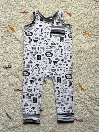 Small Shop 12m wildlife romper, Kids 12 Month (9-12M)
