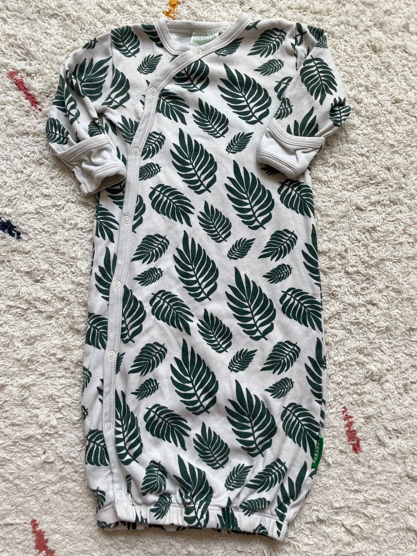 Parade organic cotton 3-6m gown, Kids 6 Month (3-6M)