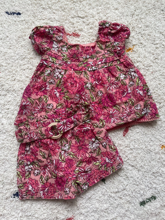Tommy Bahamas 2 piece floral set 12m, Kids 12 Month (9-12M)