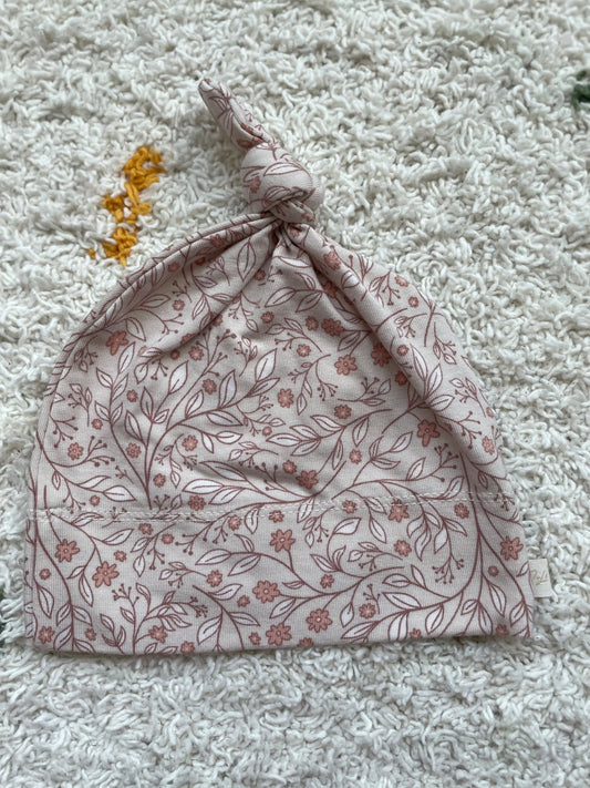 Jax + Lennon 0-6m floral hat