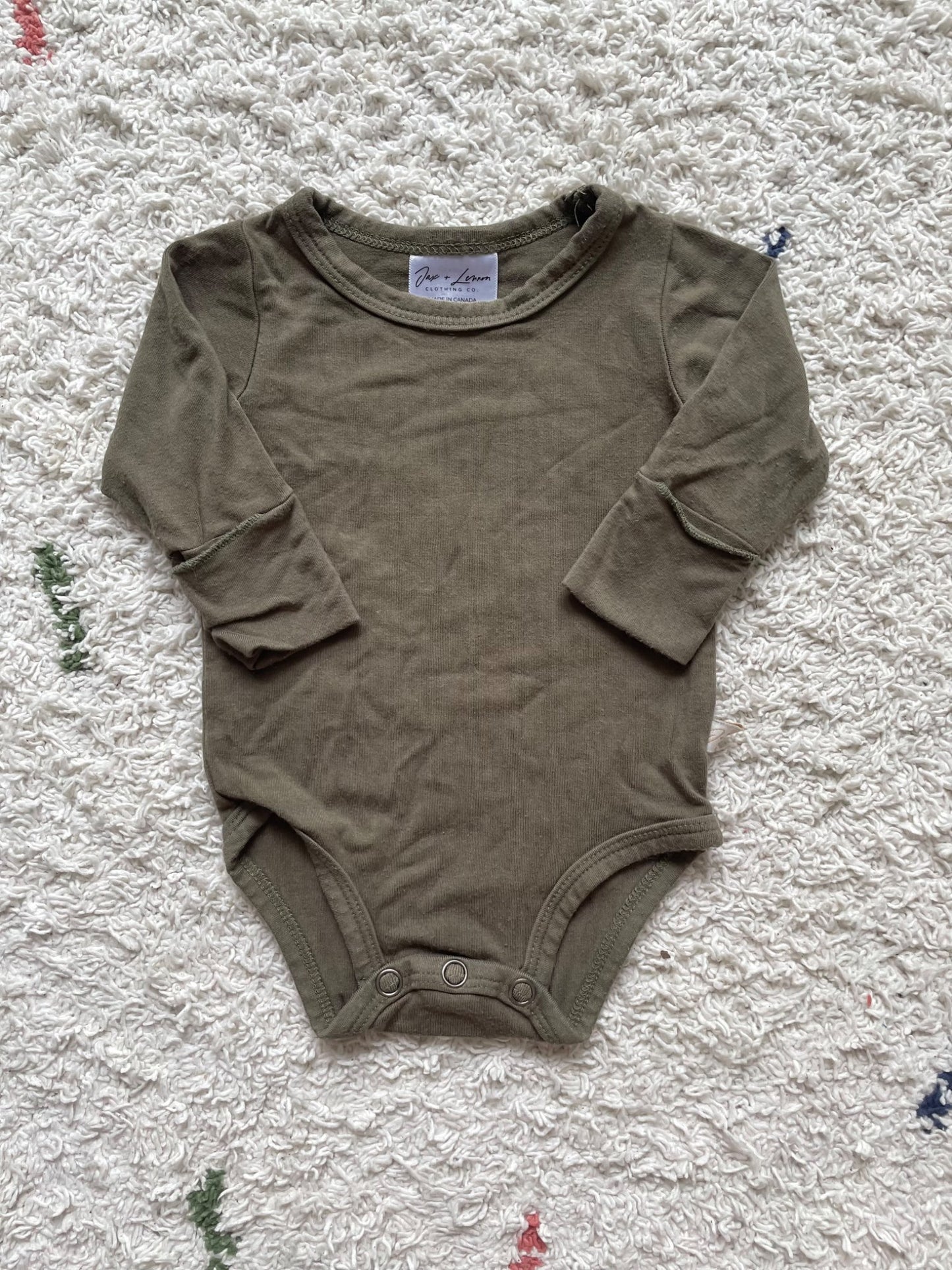 Jax + Lennon NB long sleeve bodysuit, Kids Newborn